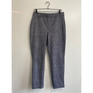 Michael Kors Women's Dress Pants - Size Large, Black & White Stripes